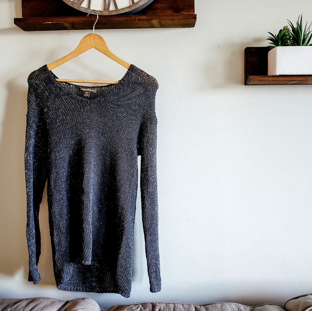 Tommy Bahama Charcoal Grey Sweater